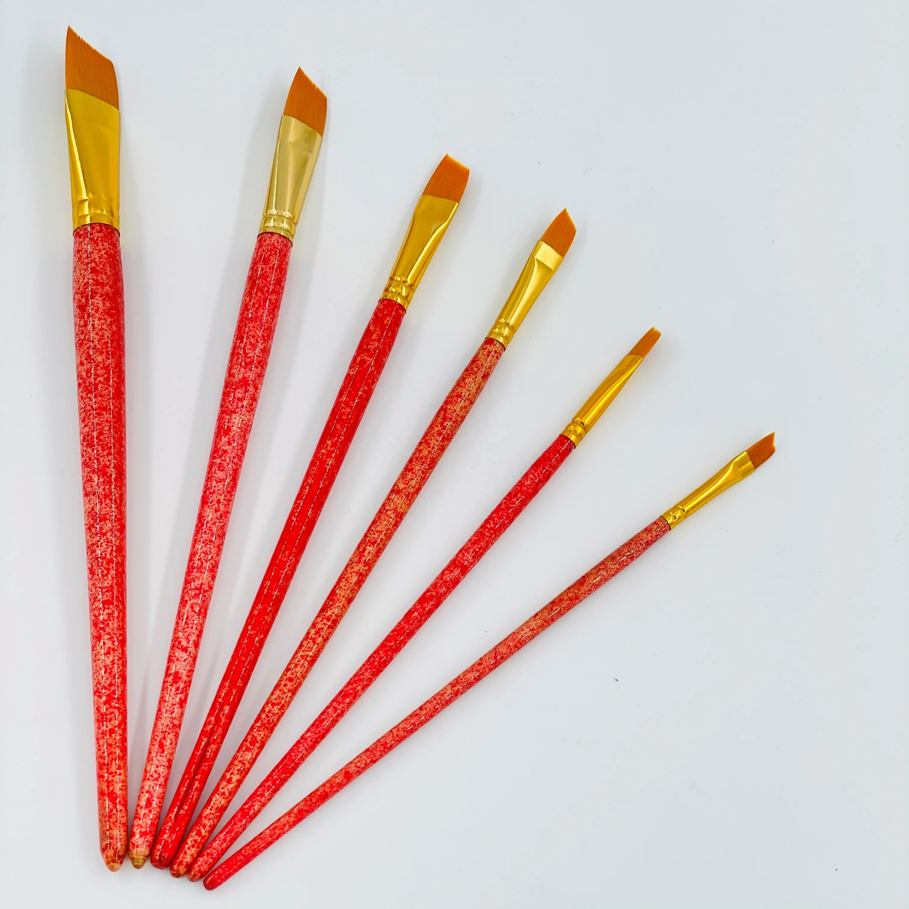 Custom Logo Factory Wholesale High Quality Natural Color Wooden Handle Artist Drawing Set Oil Painting Brush set