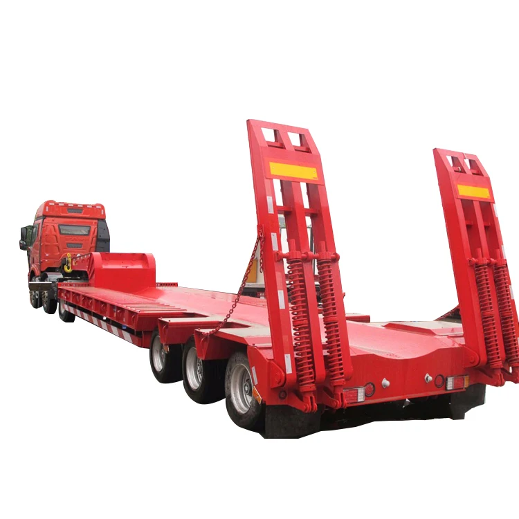 Wholesale 6 axles low loader 80ton 100 tons 120tons low bed semi trailer for sale