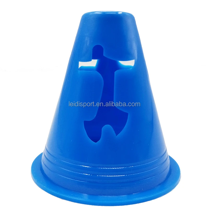 Colorful obstacle cone roller skating pile plastic roadblock small training cone