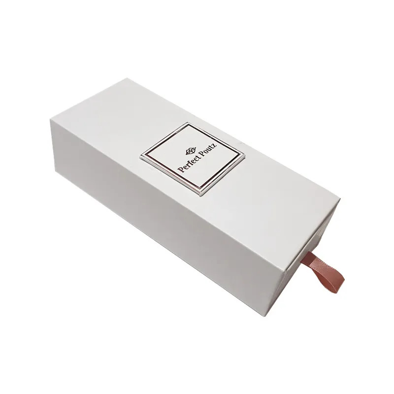 High Quality Customized Luxury Gift Slide Paper Boxes Packing Rigid Cardboard Drawer Box Packaging With Sliding Cover For Oil