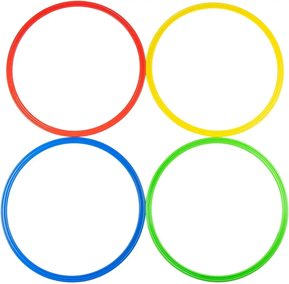 18 см скоростной большой тренировочный футбольный Круглый кольцо для тренировок, спортзалов, легкой атлетики