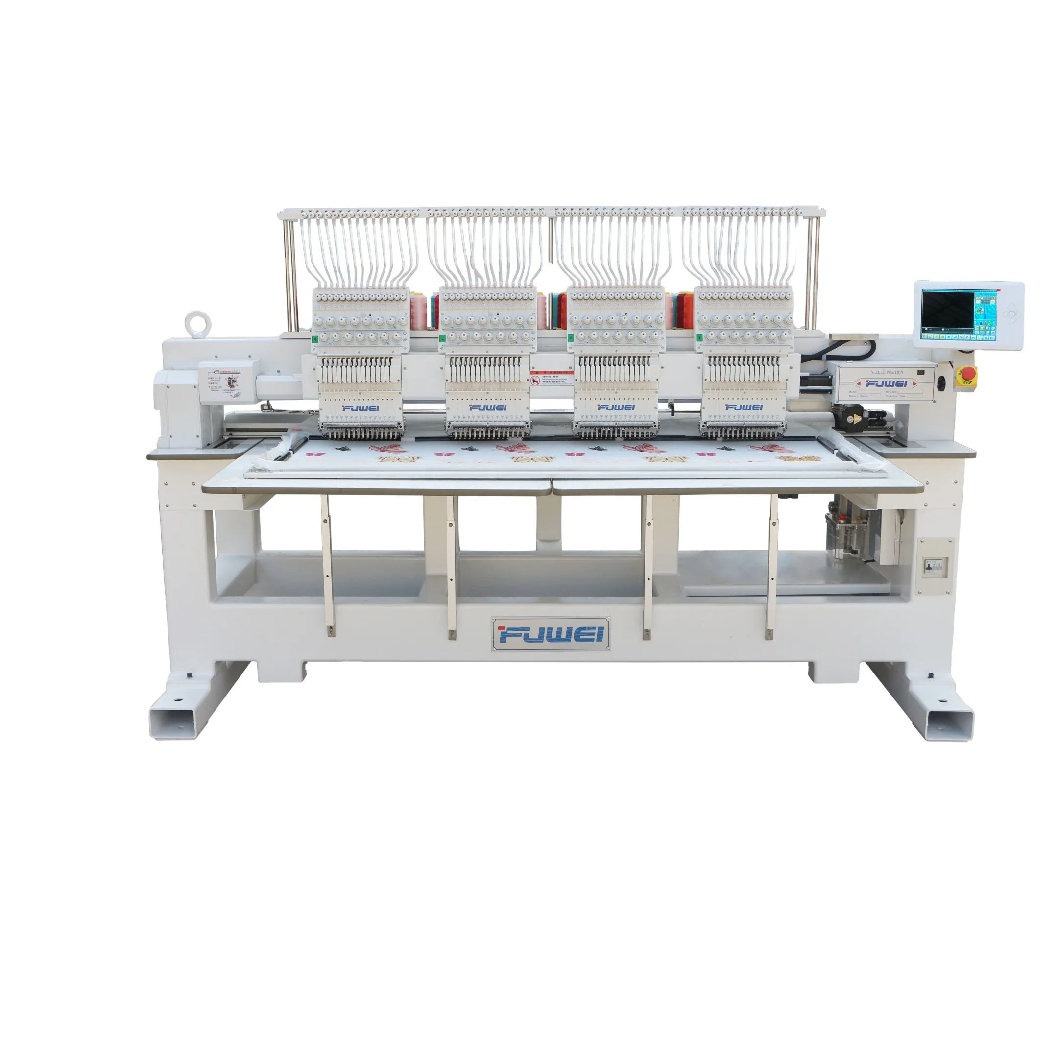 Fjwei компьютеризированная высокоскоростная 6 головок трубчатая вышивальная машина бренд fuwei