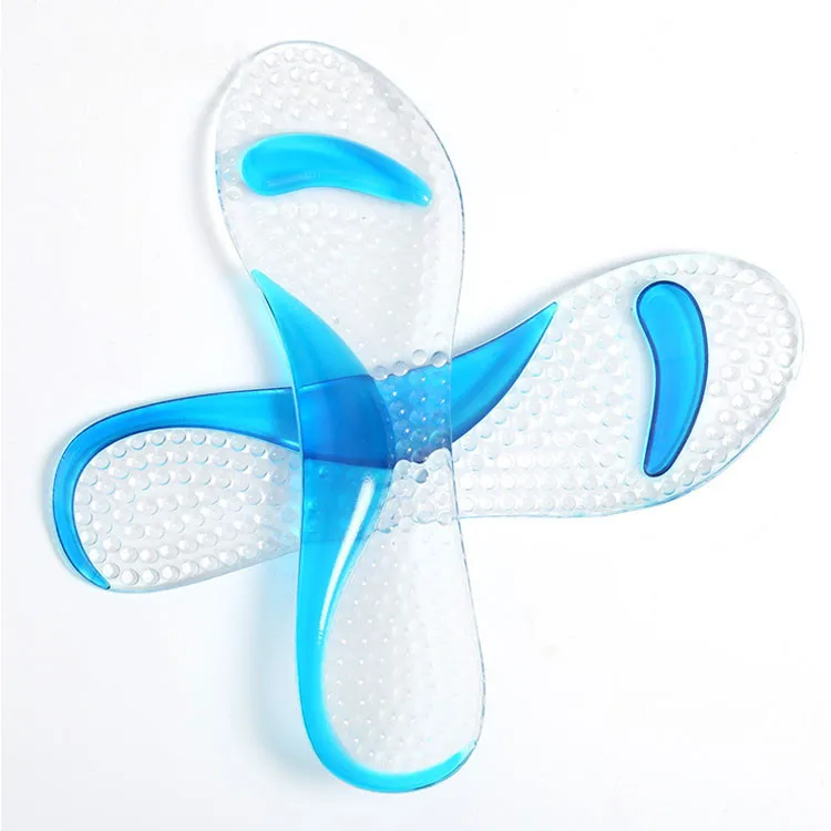 Factory cheap selling women shoes removable pu gel insole high heel gel pads