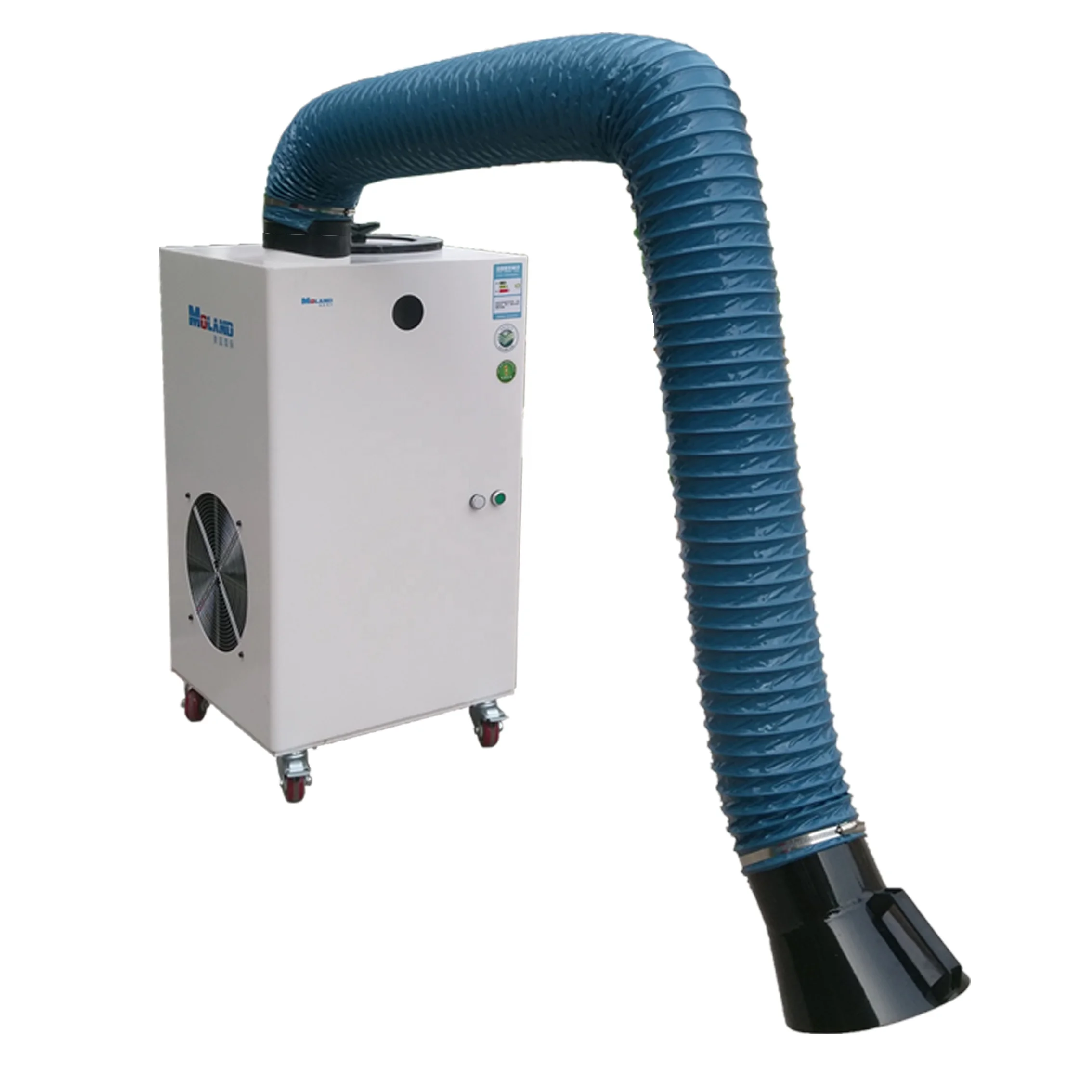 Mobile Welding Fume Extractor With lead dust collector