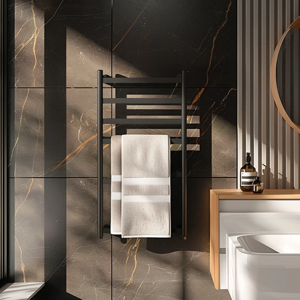 Modern Wholesale Massage Stainless Steel Towel Warmer Rack Towel Rack Bathroom Heated Rail Towel Warmer Wall Mount