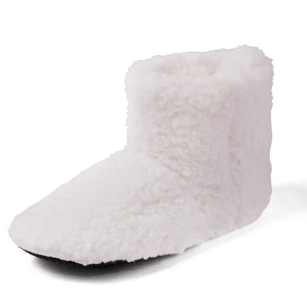 Autumn  winter high tube warm boots indoor Home Boots couple plush bag with slippers