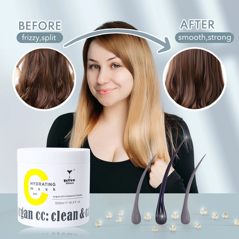 Hair Color Ginger Keratin Silk Protein 10 min Curly Collagen and Keratin Hair Mask Brazilian Growth