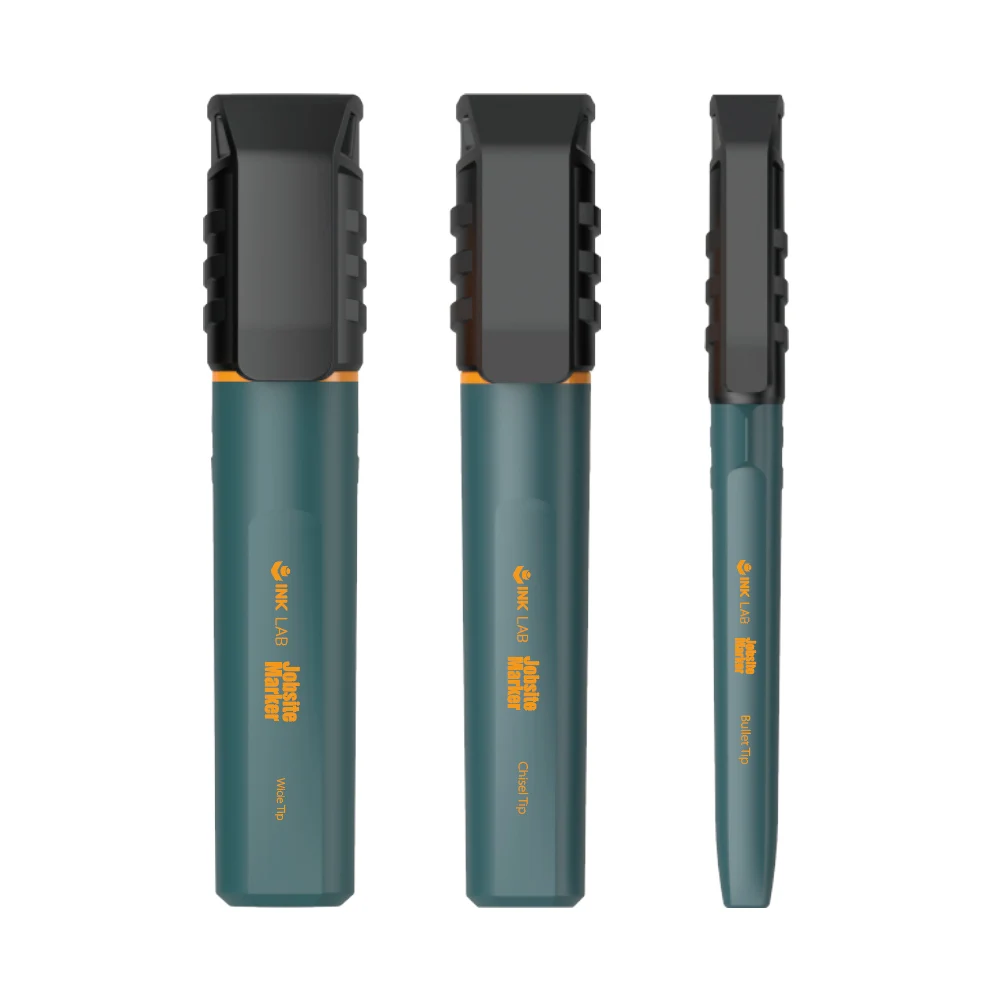 BEIFA Professional Multi Surface Construction Markers Heavy Duty Architect Concrete Marker Pen