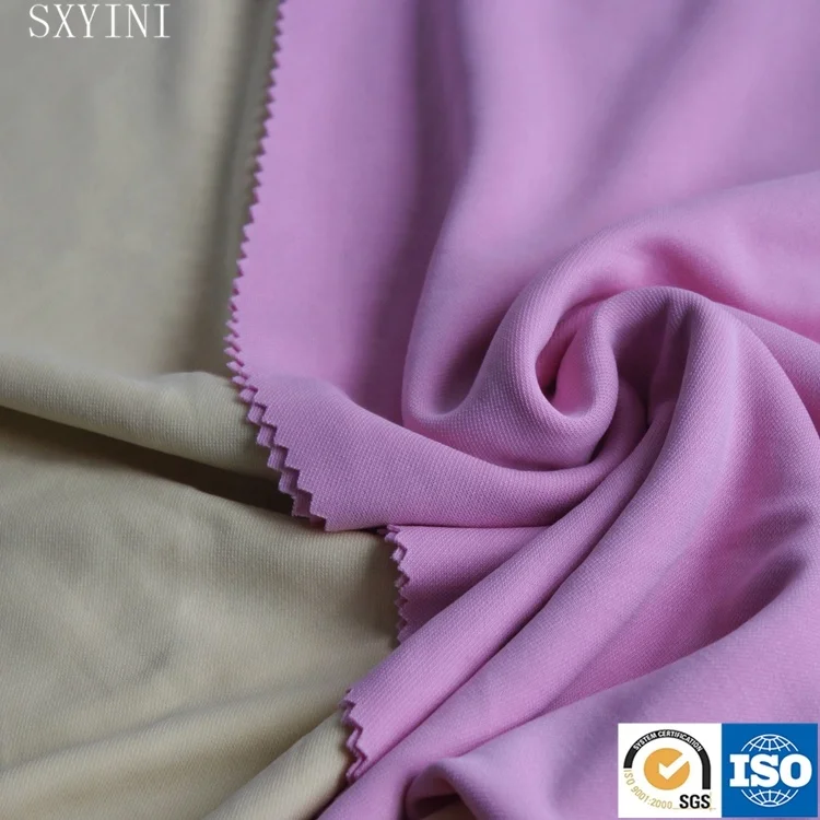 
high-end knitted cupro sand washed fabric 