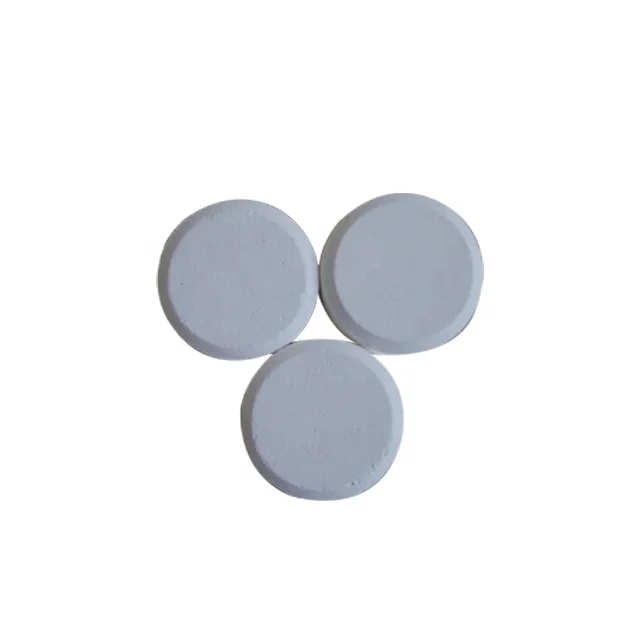 China Manufacturer Qualified Swimming Pool Sodium Dichloroisocyanurate Tablets / Sdic 56% And Sdic 60% 200g Tablets