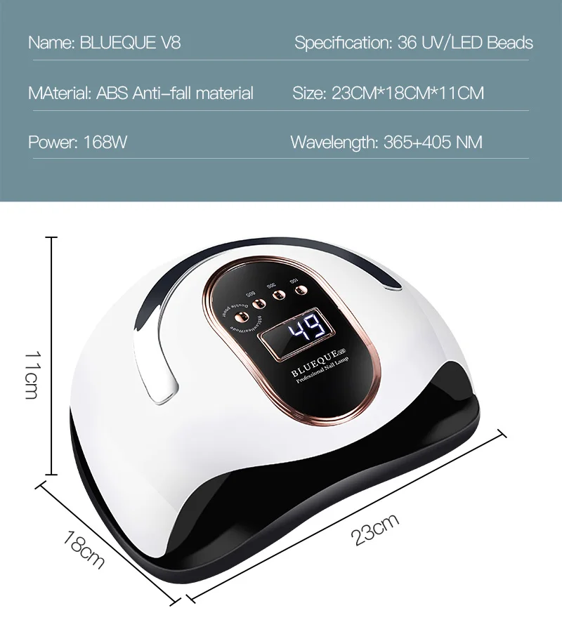 High Quality Original Uv Led Nail Lamp Nail Dryer For Curing All Gel Polish