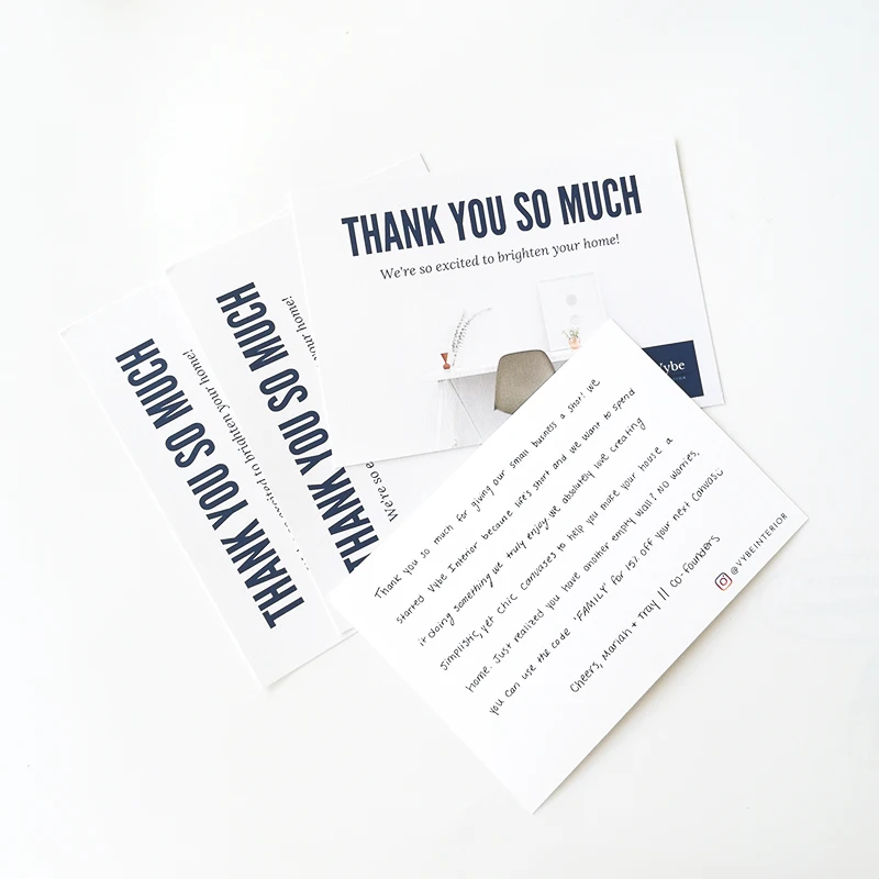 Custom Design Business cards Greeting Gift Post Cards for Promotion