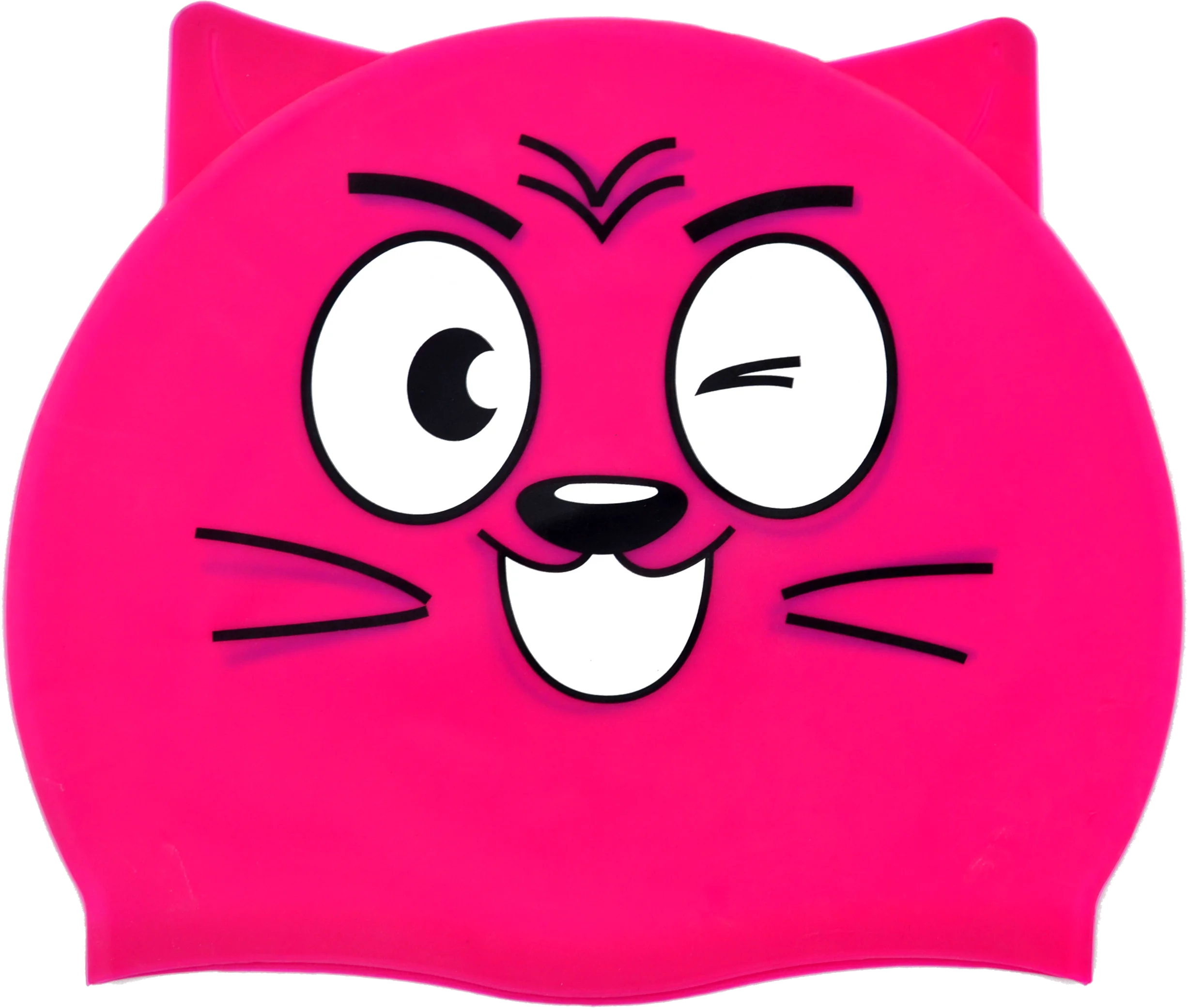 Cartoon design kids swimming hat, junior Swim Cap tiger swim cap custom design