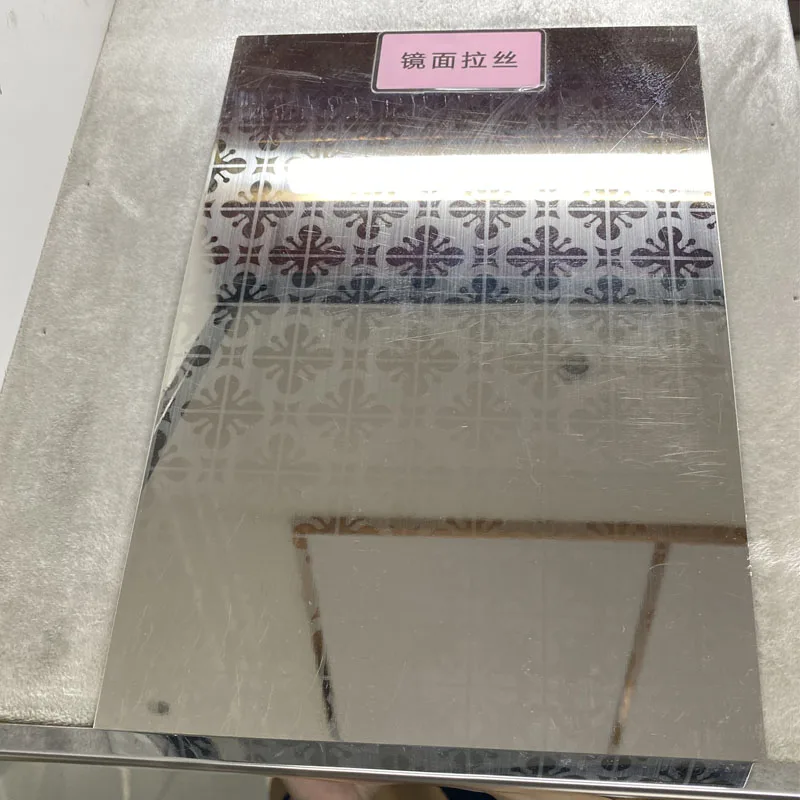 2B BA 8K Black Mirror Finish Stainless Steel Plate 0.2mm 4mm Thick Ss  304 316 201 No.4 Finish Stainless Steel Sheet/Plate