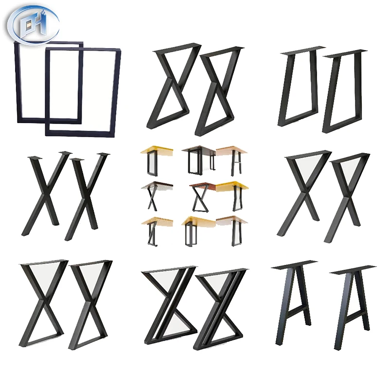 BN Table Legs Frame Industrial Heavy Duty Iron Steel Furniture Base Metal Bench Coffee Table Legs For Tables