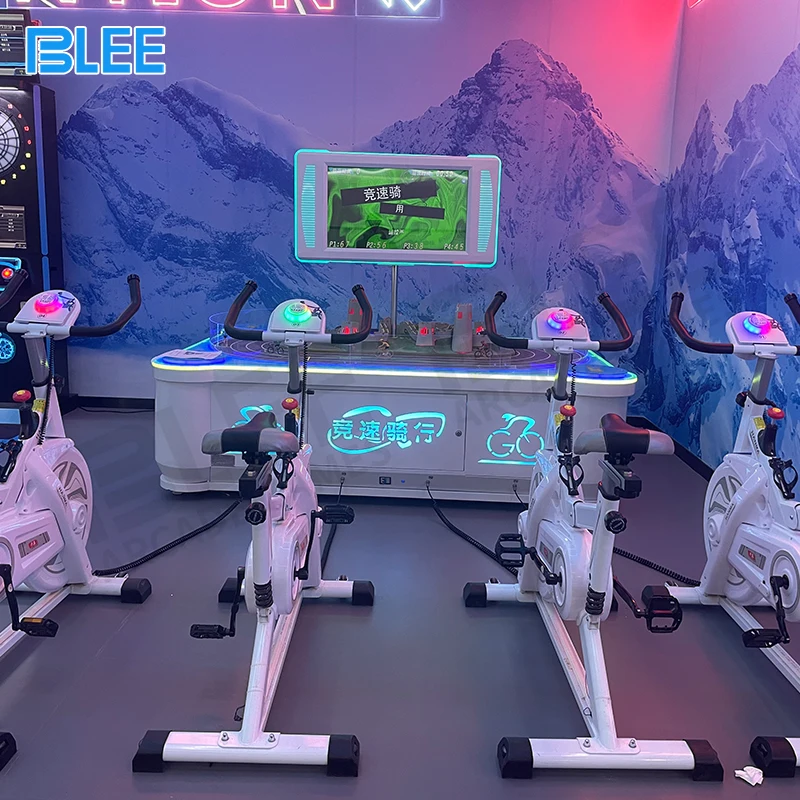 Amusement Park Entertainment Sport Theme Playground Interactive Bicycle Simulator Cycling Racing Game Machine