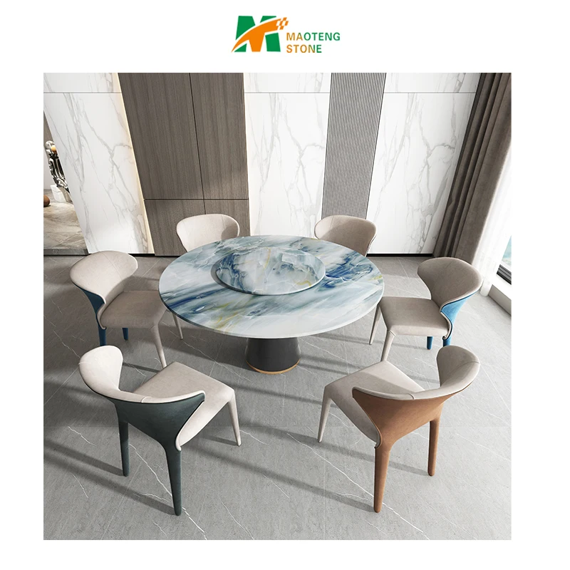 Dining Table Chairs Sintered Stone Top Dining Tables Chair Set Dining Room Stone Furniture