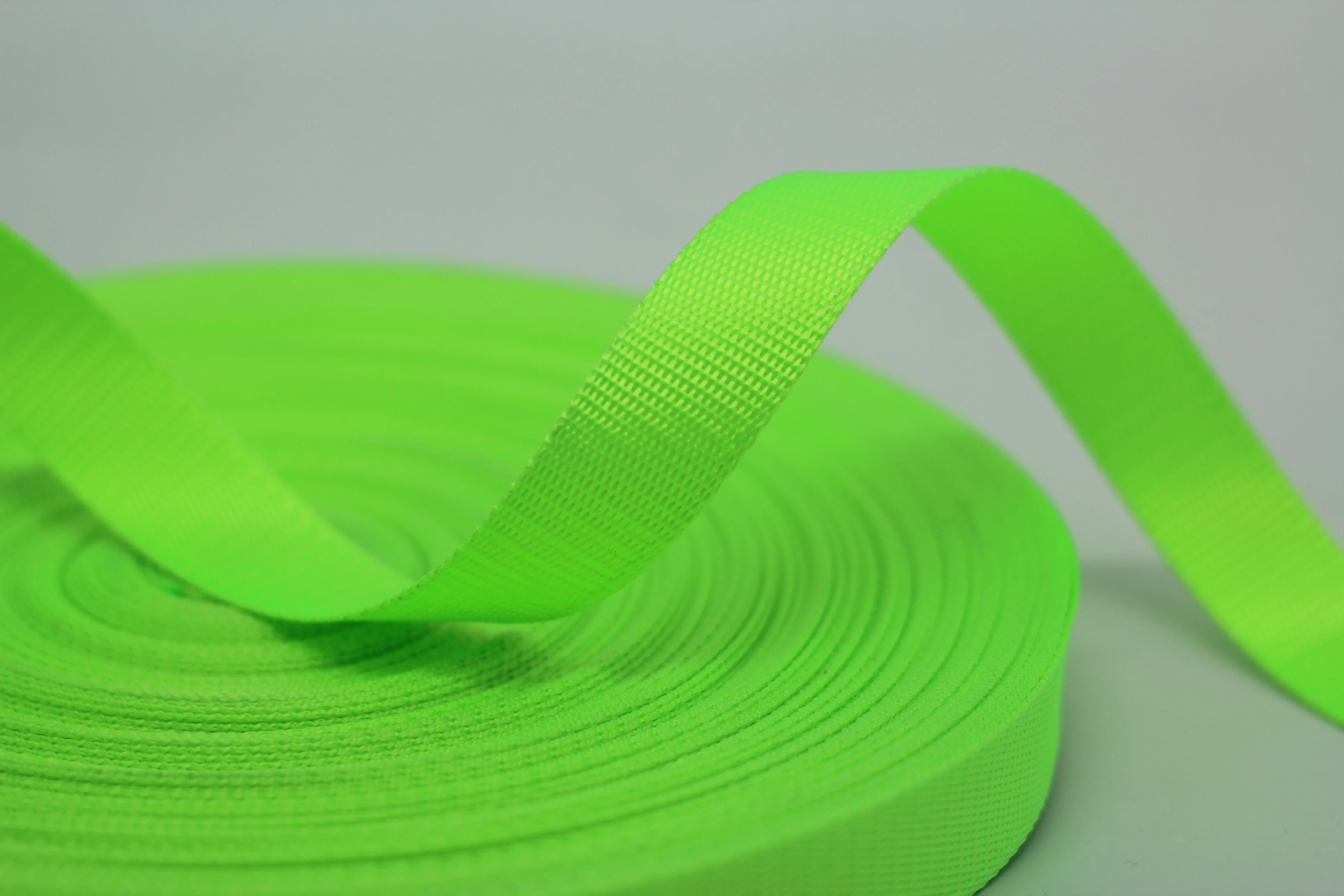 Wholesale Polyester Webbing Tape imitation nylon Thicken Polyester ribbon binding belt
