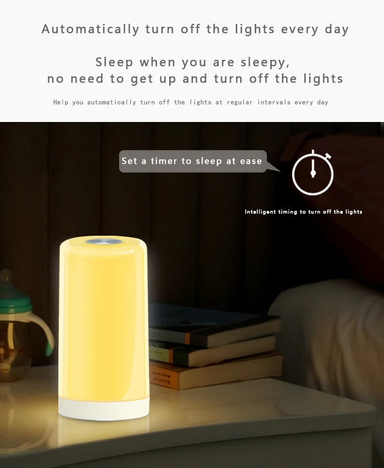 2021 New LED RGB Atmosphere Color Changing Smart Smartlife Home APP Controlled Adjustable Night Light With