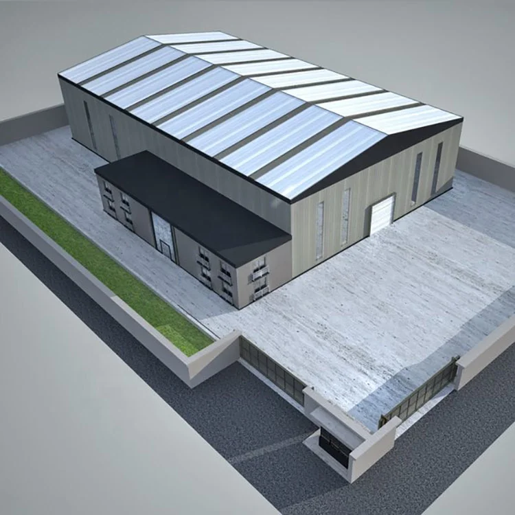 Modern Prefab Steel Structure Building Prefabricated Warehouse/Workshop/Aircraft Hangar/Office Construction Material