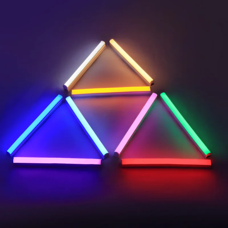0.9m 0.6m 1.2m Pink Red Blue Green T5 T8 RGB LED Tube Light
