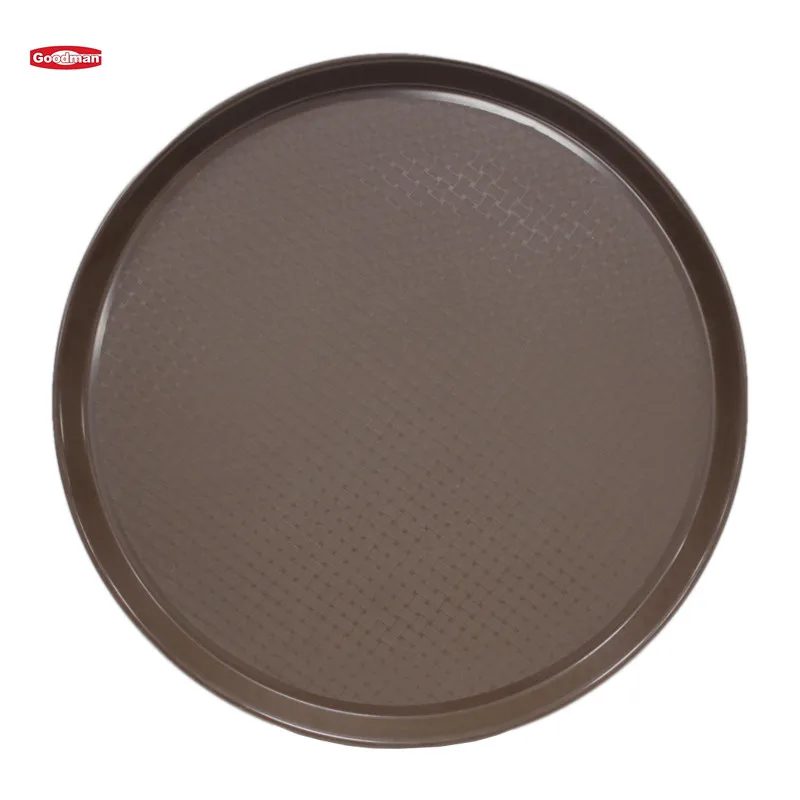 Cafeteria selfservice stackable lightweight pp plastic tray for snack food
