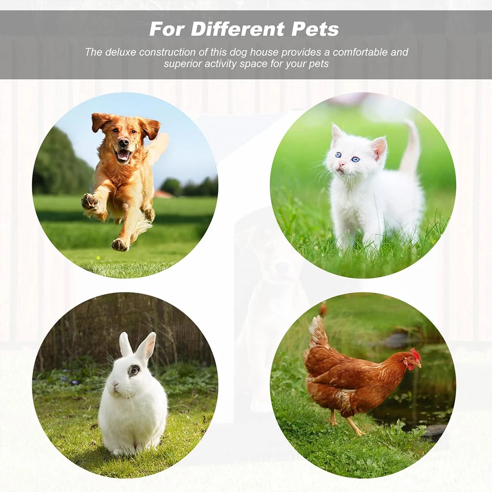 Garden pet container furniture mini detachable dog house for small dogs