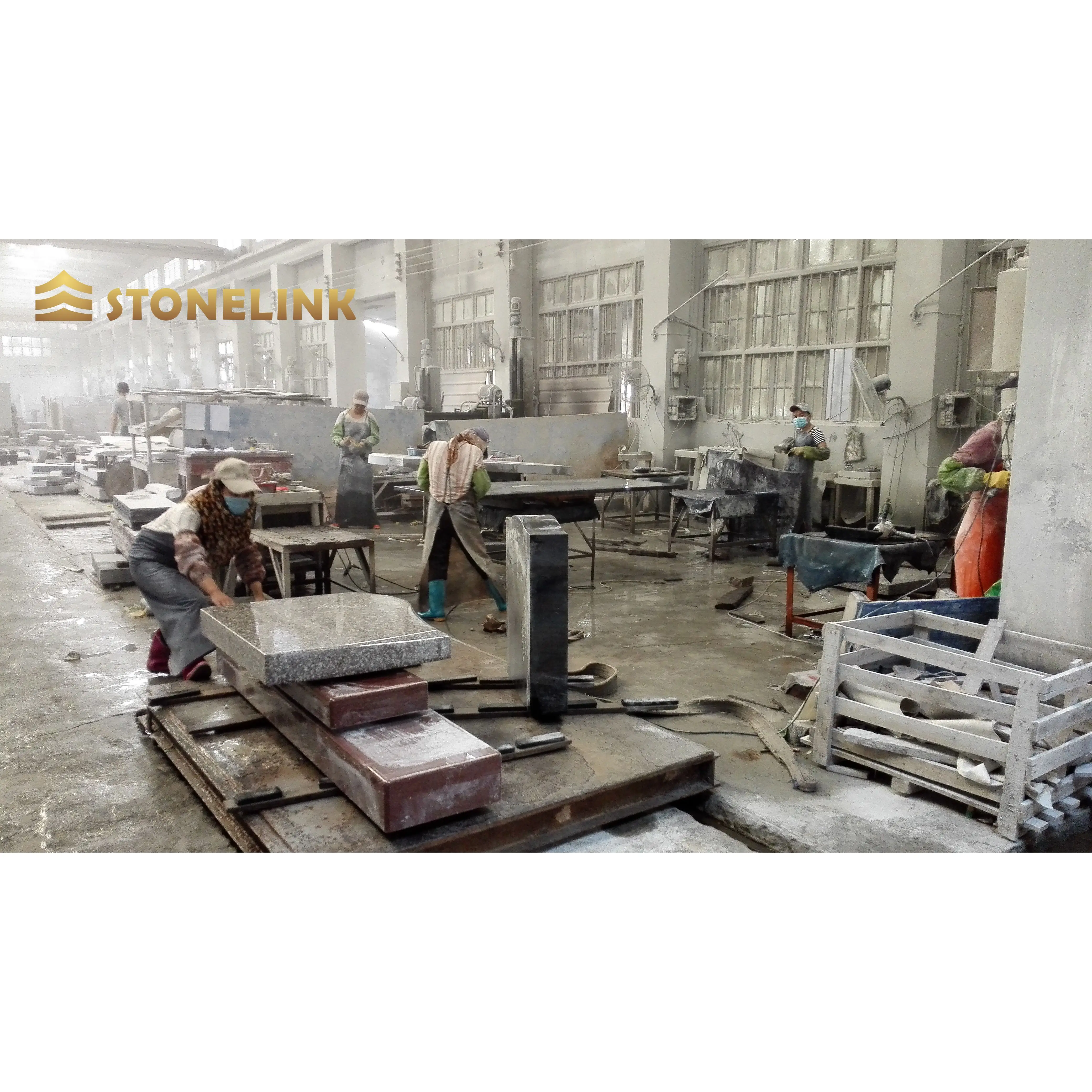 Stonelink Wholesale Popular Design European American Style Granite Tombstone And Monuments Stone Gravestone