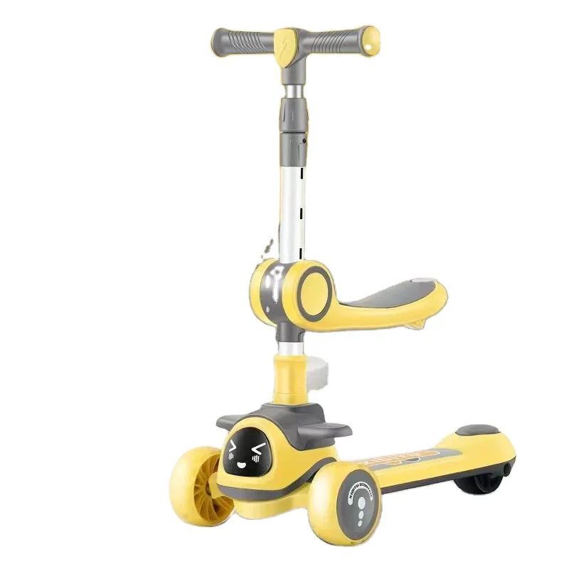 factory outlet scooter pink blue yellow mix black for 2-10 years children many functions also can sit