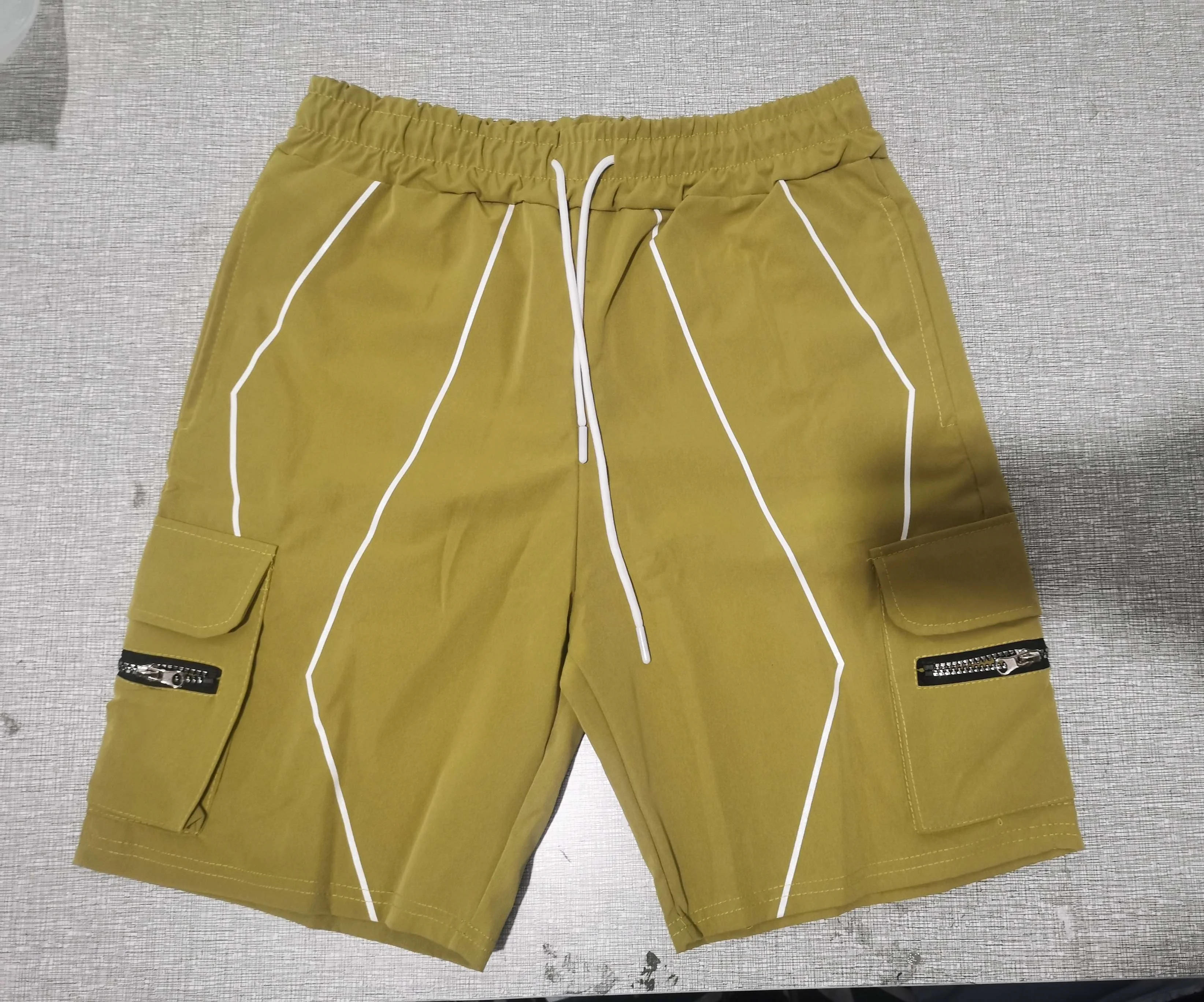 YD High street summer 2021 knee length custom casual sport shorts pants athletic basketball multi pockets cargo short men