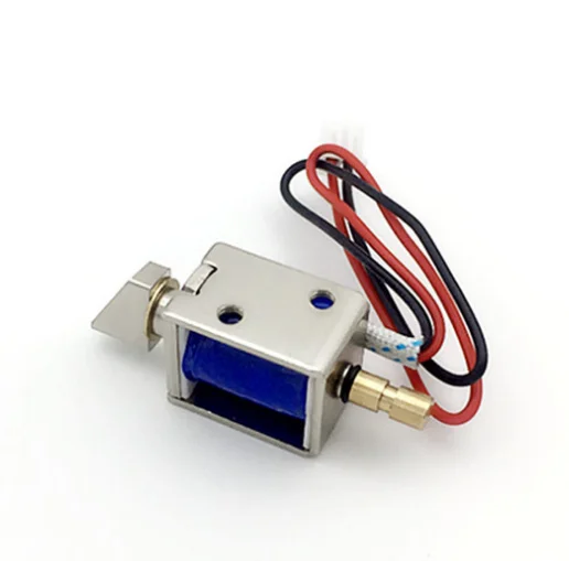 DC24V-0.53A mini solenoid electronic magnetic door lock for cabinets