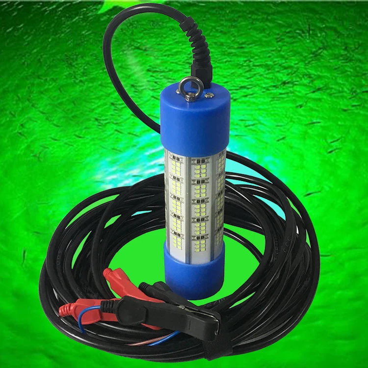 Best price led underwater fishing light 100W lure green  marine torpedo fishing light