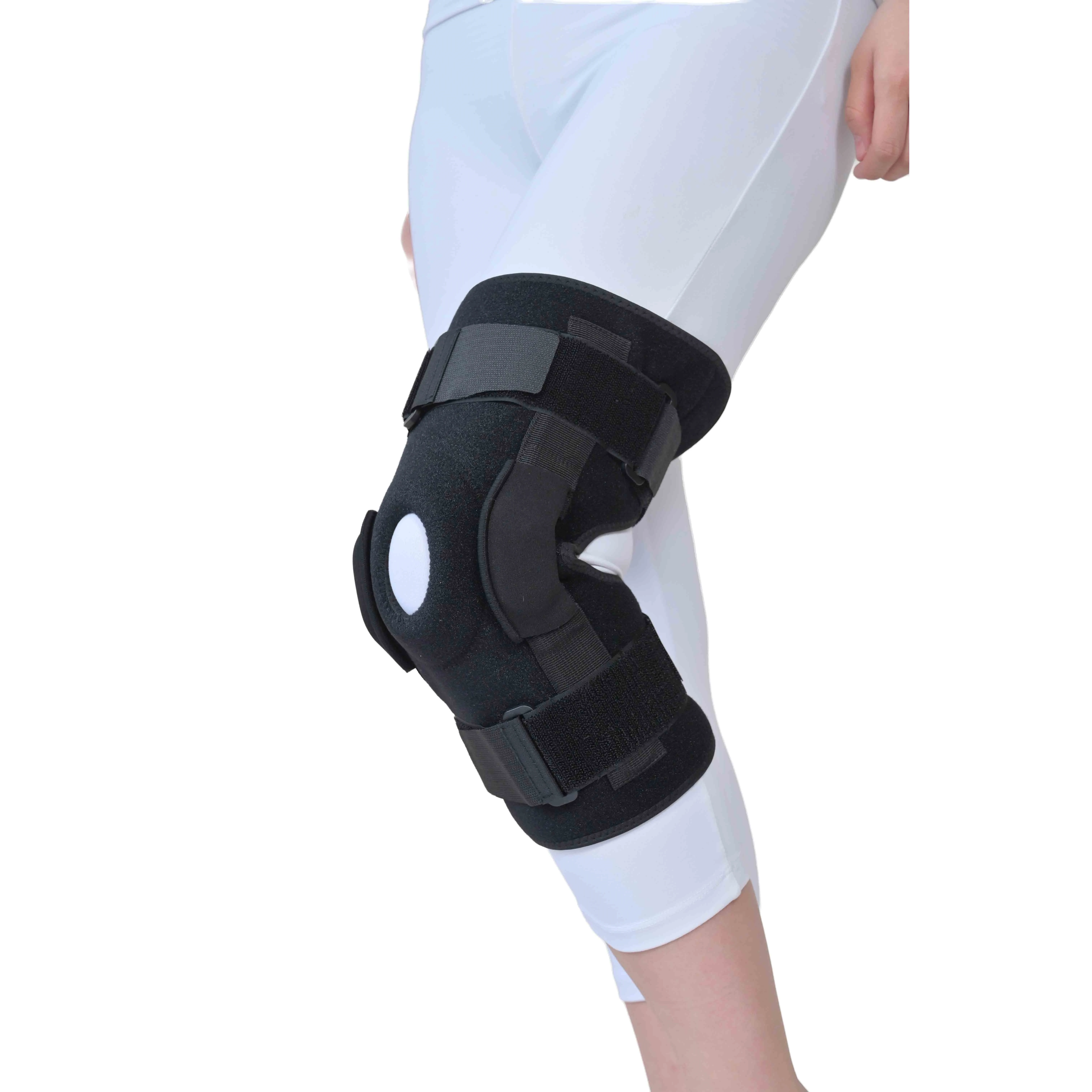 adjustable non-slipping Rehabilitation kneepad joint support brace for knee ligament strain fracture injury recovery