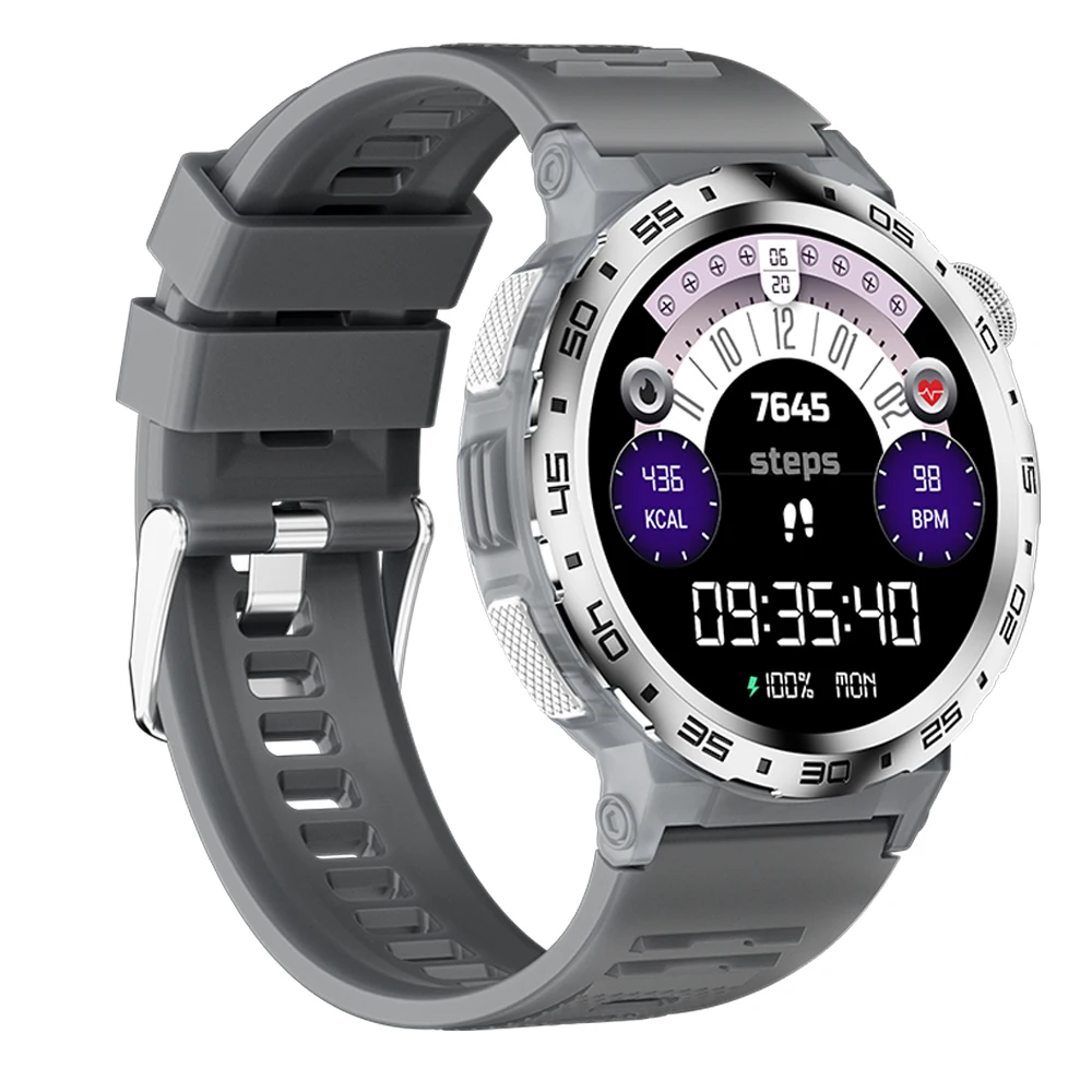 2024 LG103 Smart watch 1.43Inch AMOLED Flashlight outdoor sport BT Call smartwatch for 5ATM waterproof smart watch for men