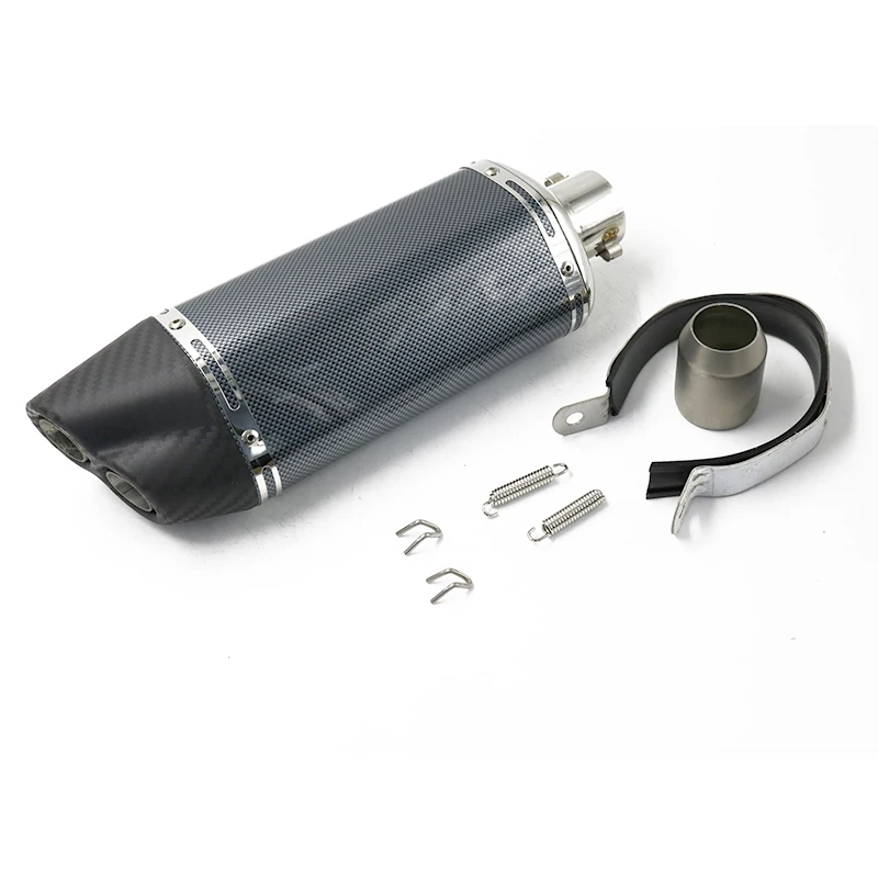 motorcycle exhaust Manufacturer Dual exhaust ports Muffler Sport Street Bike For Z1000 S1000RR Z900 KTM 890 DUKE R 2021