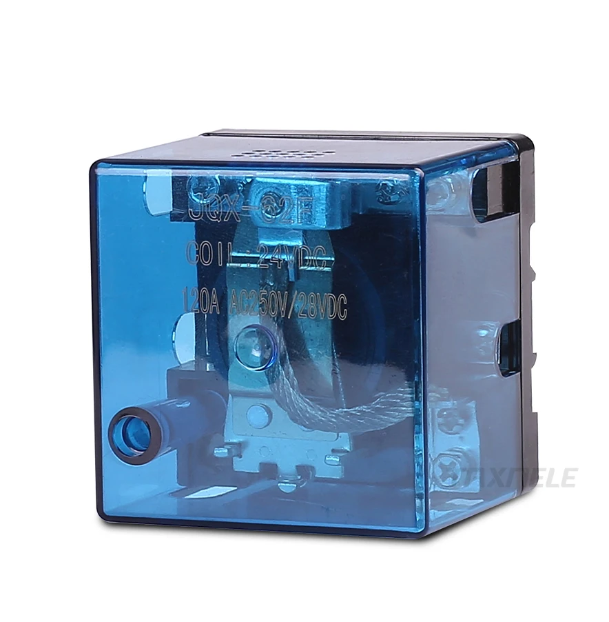 Power Relay JQX-62F 1Z 120A High-power Relay 12V 24VDC 220VAC Silver Contact Electric Relay