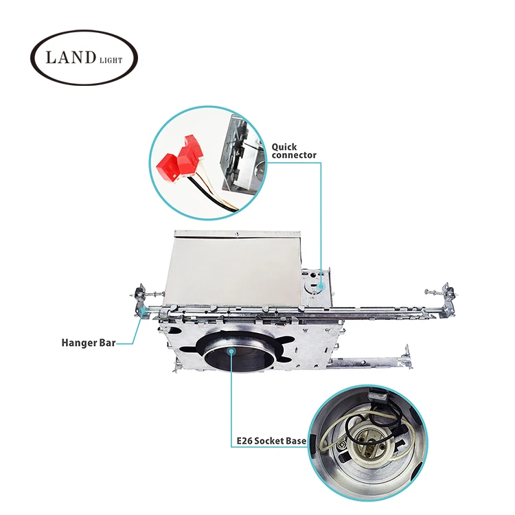 Best Selling Innovative Product Etl Listed Dimmable Square Or Round Led Trimless Recessed Downlight