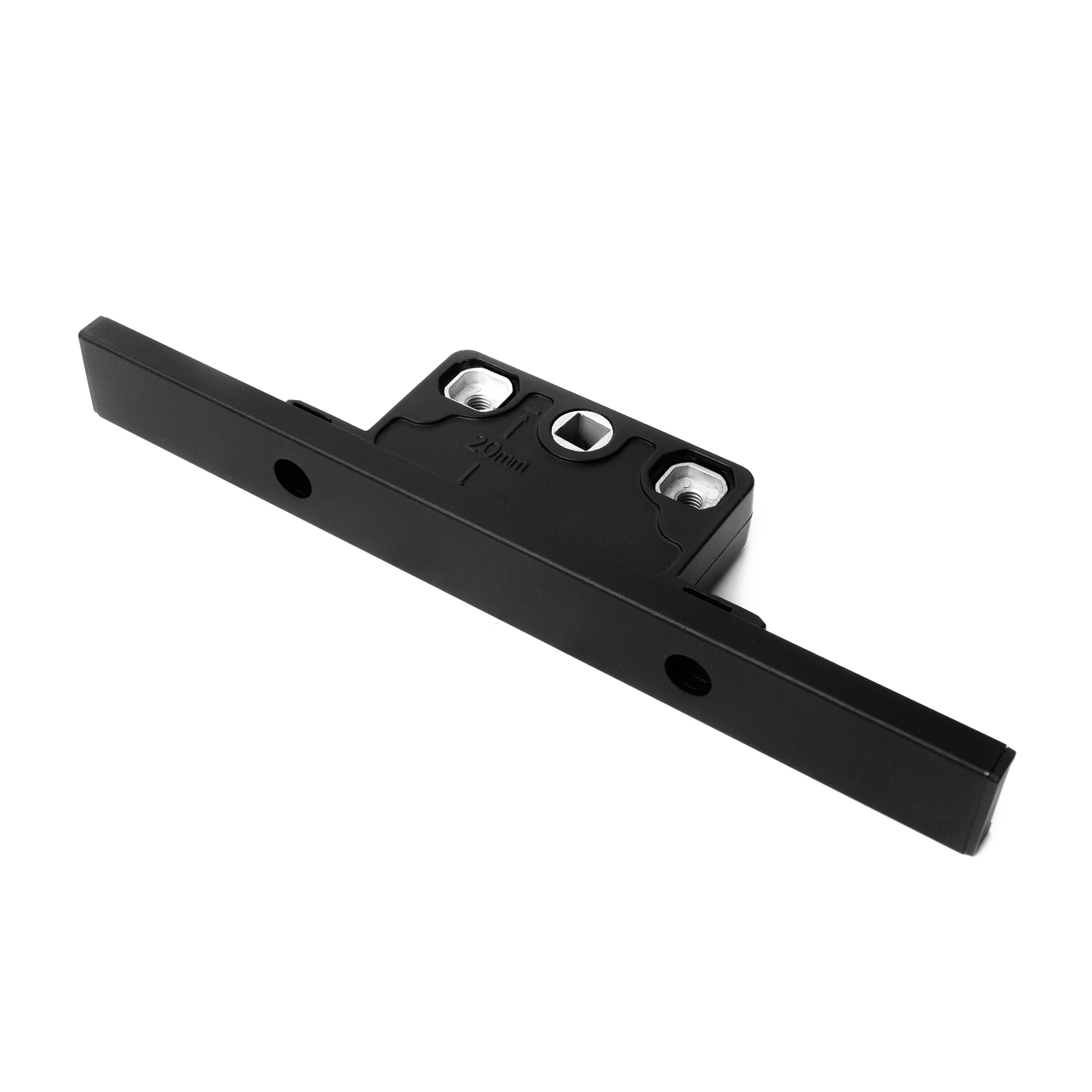 Factory Price Broken Bridge Aluminum Alloy Window Hardware Driver Linkage Rod 20mm Link Lock Block Drive