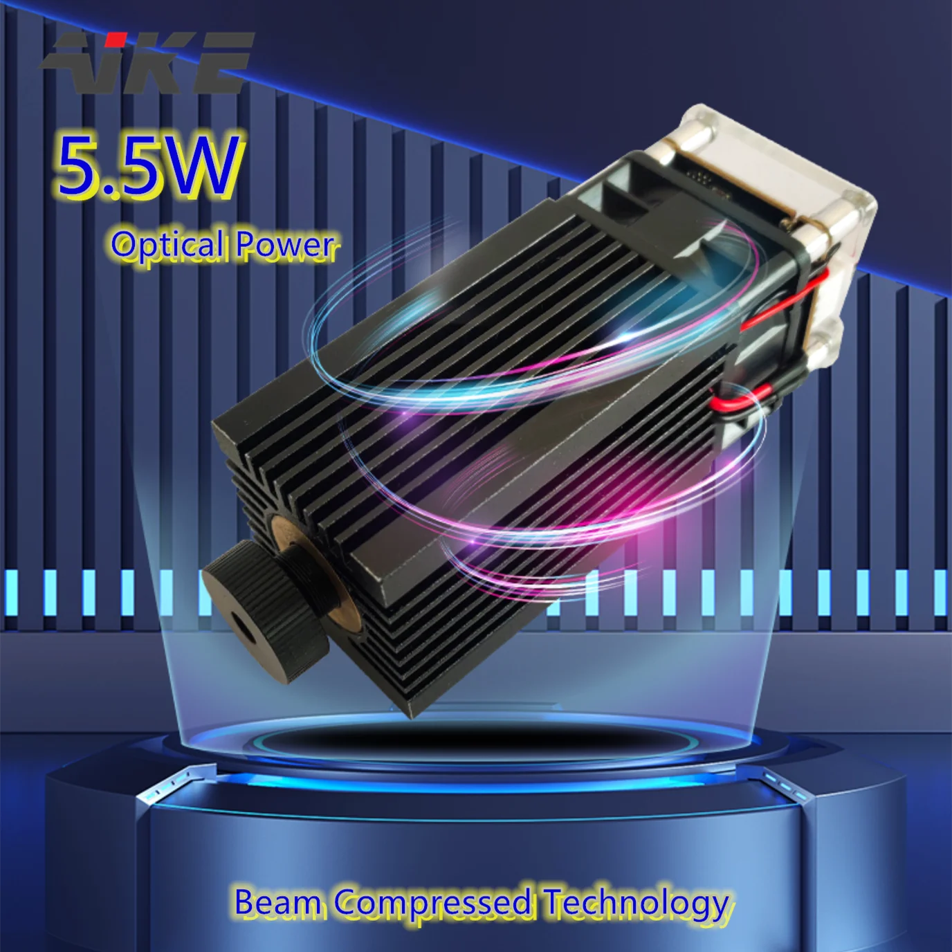 AIKE 40 Вт лазерный модуль 450nm 5 синий свет аппарат для лазерной порезки головка станок резки и гравировки машина Деревообрабатывающие инструменты