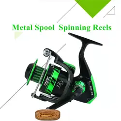 Top Quality Light Weight Durable Stainless Steel Fishing Coil Wooden Handshake 12bb Spinning Reel Saltwater Carp Fishing Reel