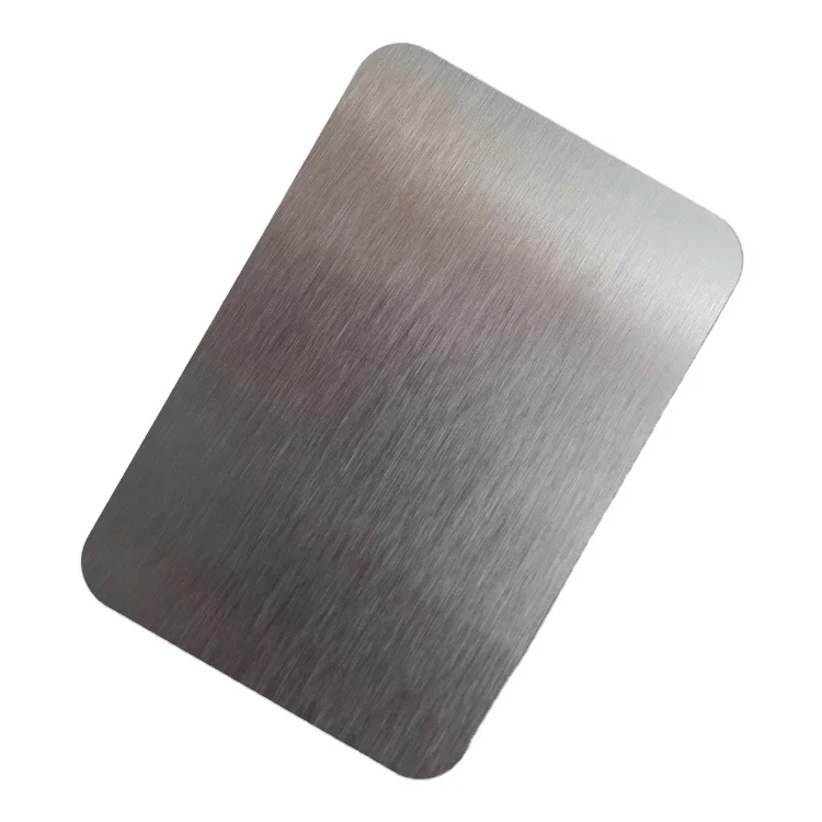 201 304 316 PVD Color Brushed Stainless Steel Sheet Plate for Kitchen Cabinet Finish Decoration
