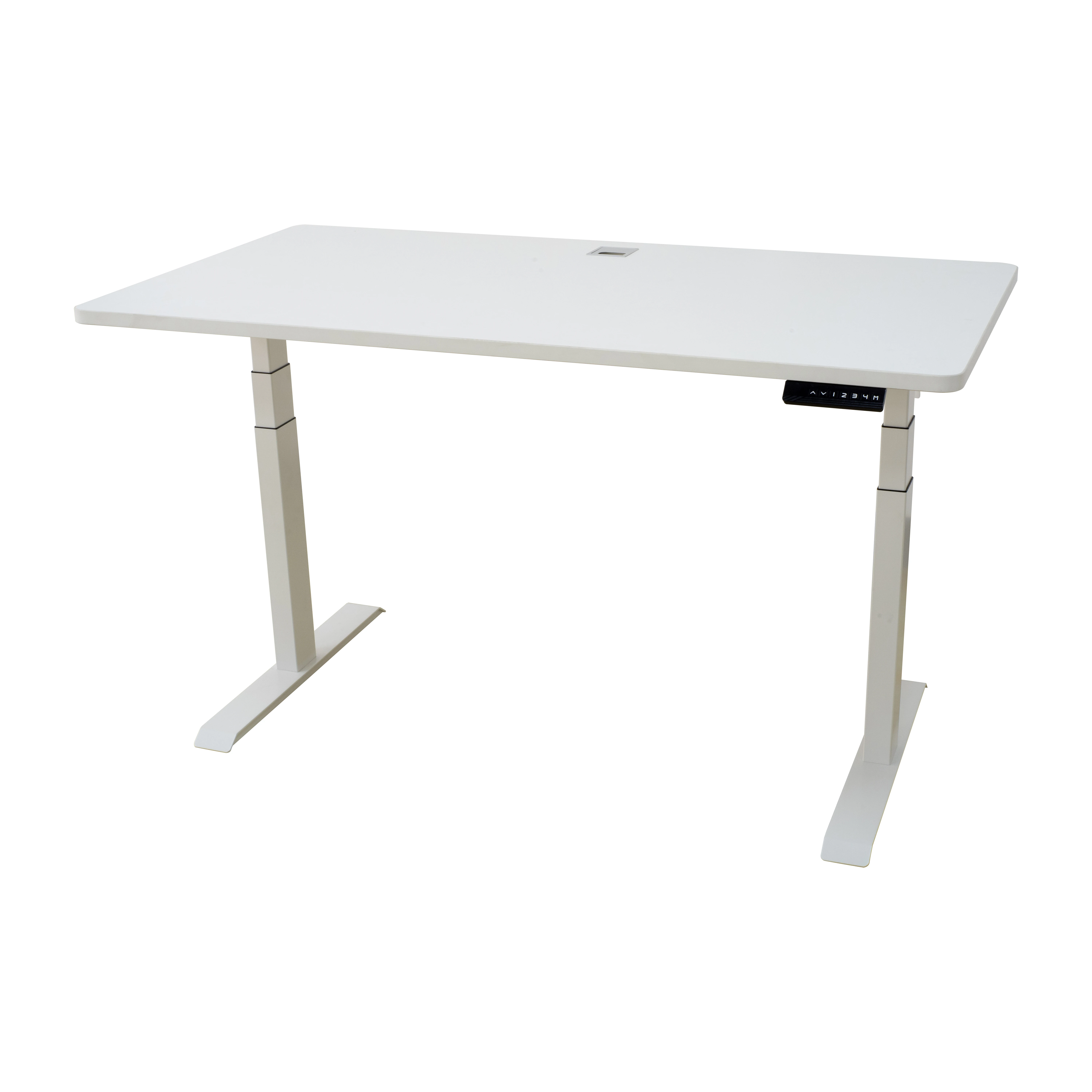 Modern Adjustable Height Work Table Computer Standing Electric Table For Office
