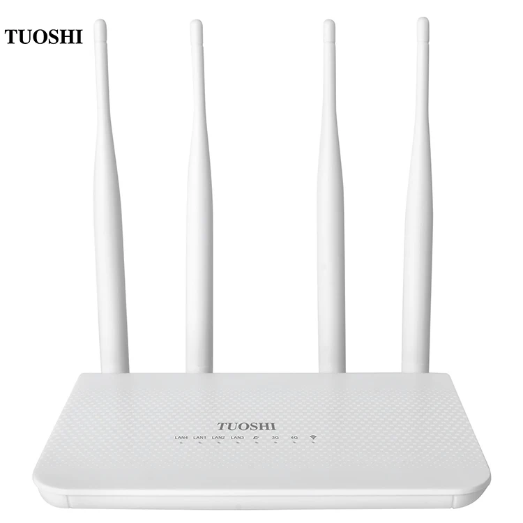 Маршрутизатор TUOSHI 4G LTE CPE, 300 Мбит/с, слот для Sim-карты, до 32 пользователей