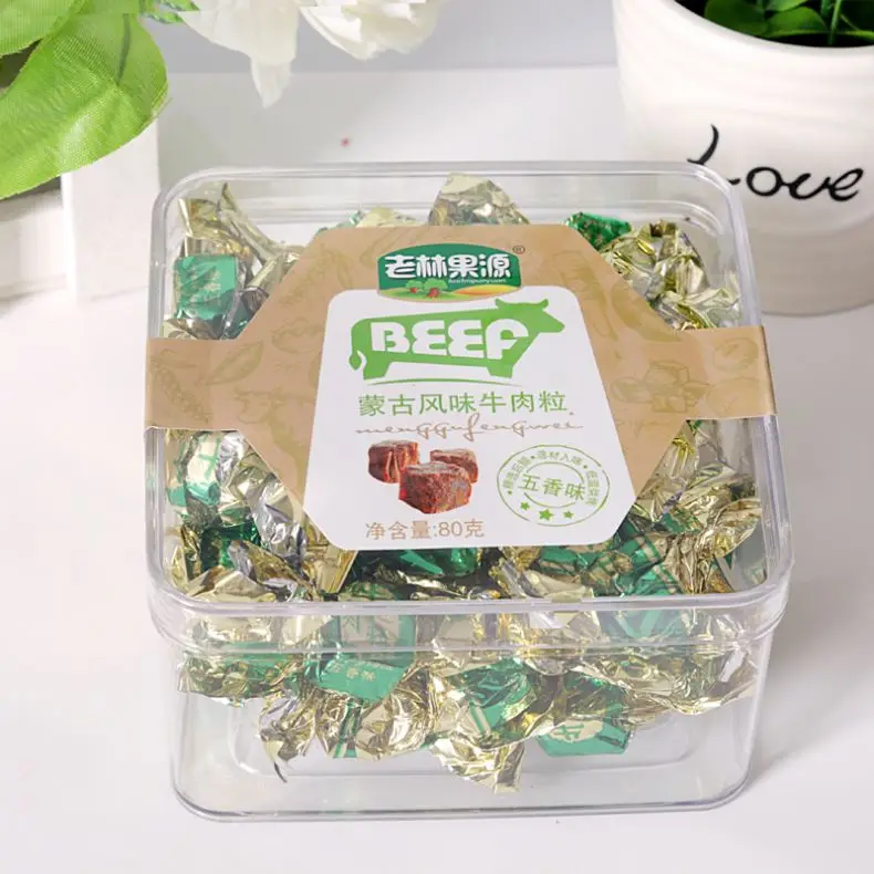 
Hot product Delicious Meat of Beef 80g Wholesale Snack Food Beef Jerky Meat Snacks 