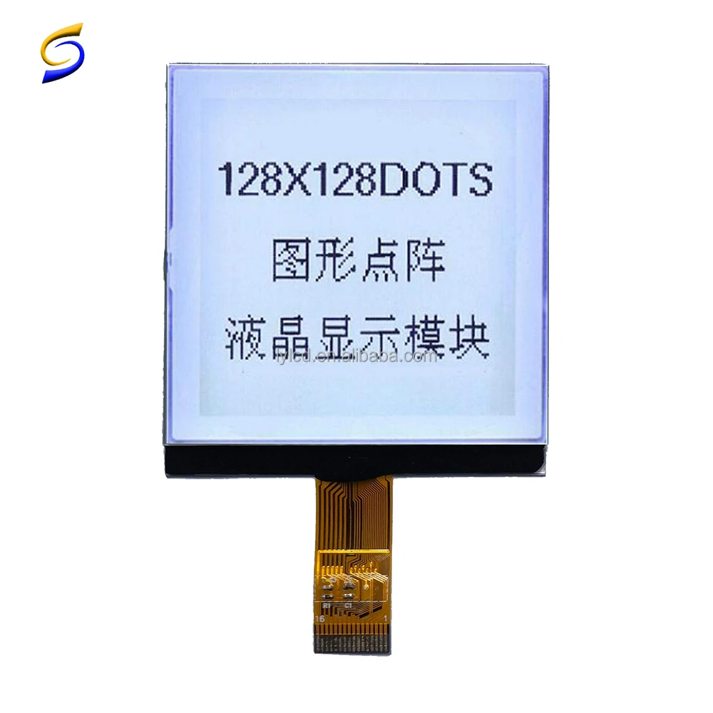 Custom 128*128dots Graphical Lcd Display Cog Type Lcd Module
