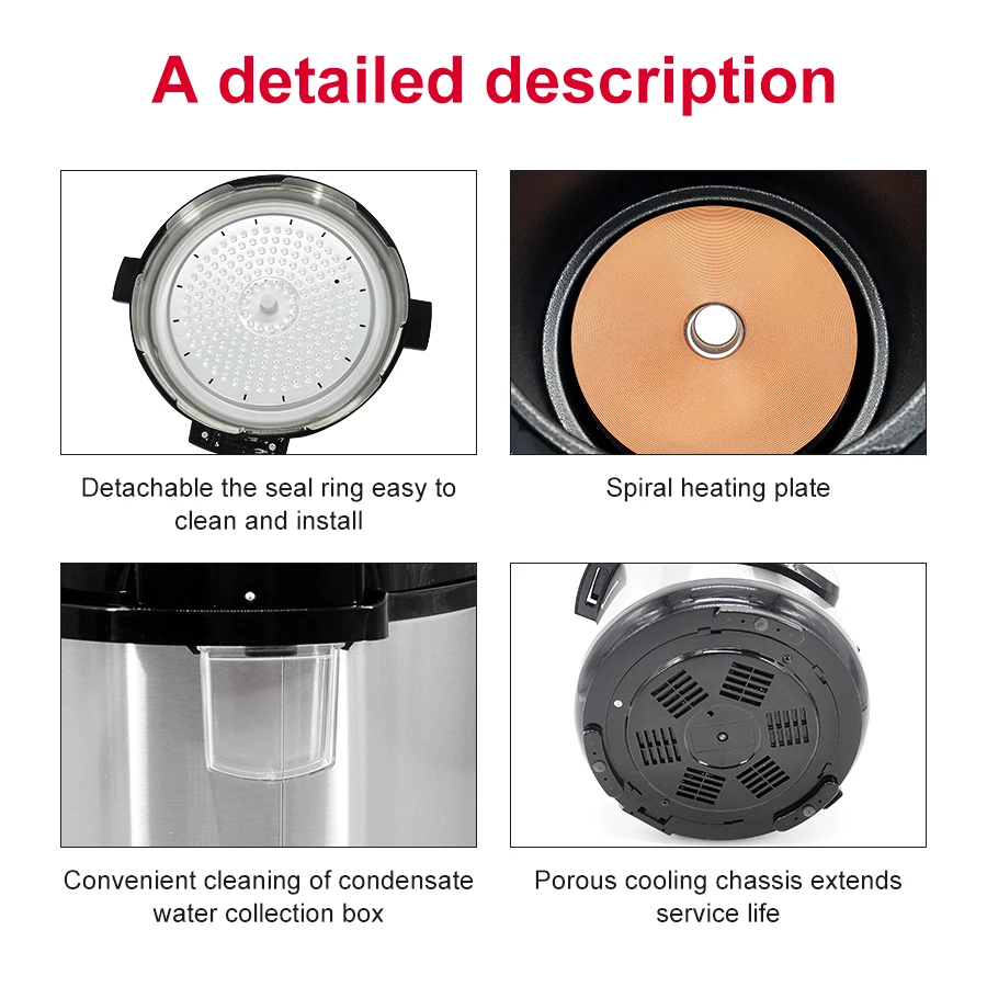 Best Stainless Steel Smart Multicooker Electric Pressure Cookers