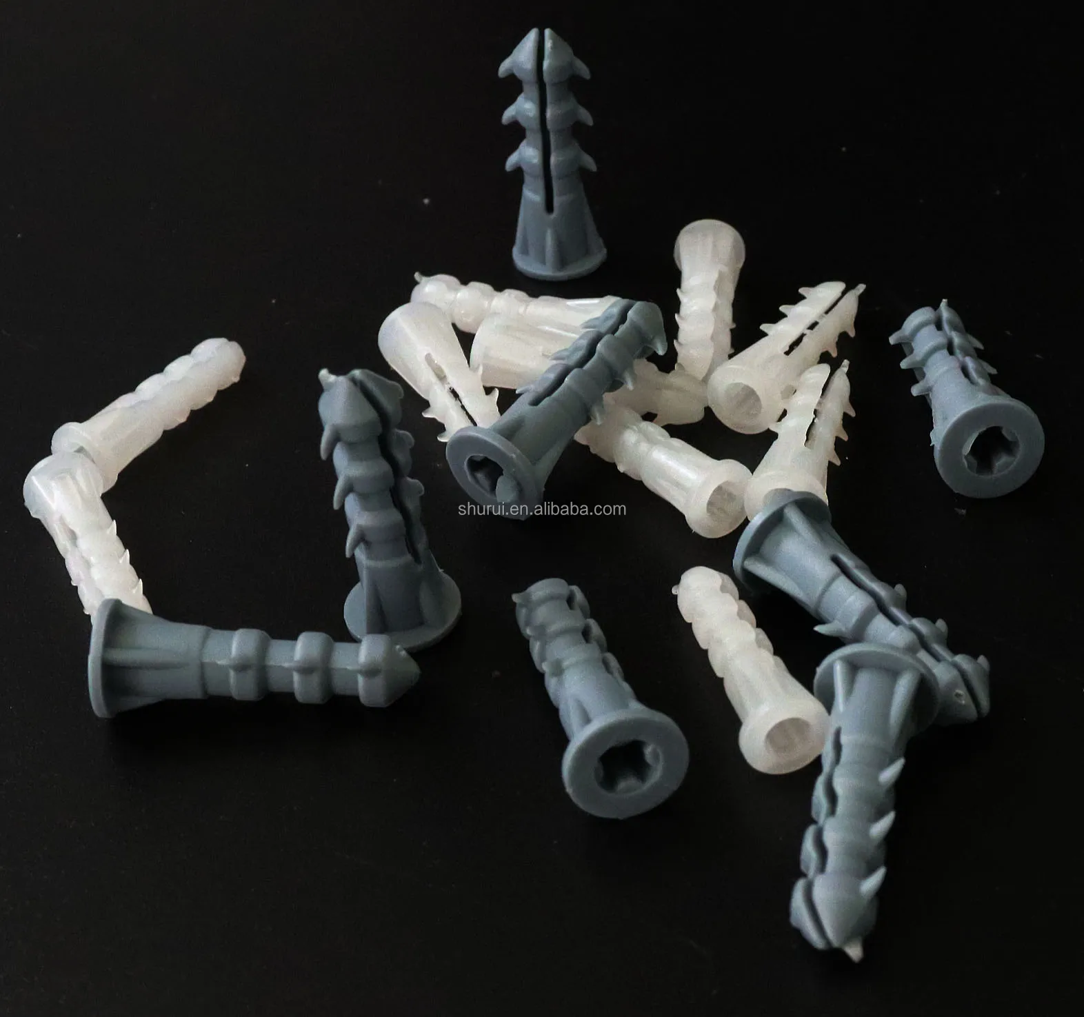 High Quality Customized Universal Nylon Floor Anchor PE Plastic Expansion Plug for Wall Mounting