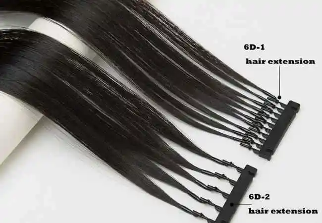 6d hair extensions machine  Quad Weft mini tape in real human hair extensions