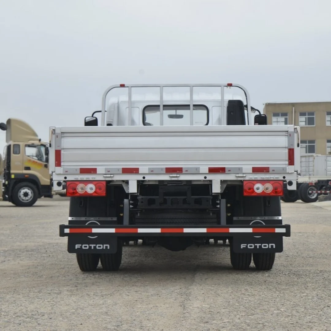 10 Tons Load Capacity Foton Aumark E 4x2 Van Cargo Lorry Trucks with Left Hand Drive Steering Wheel