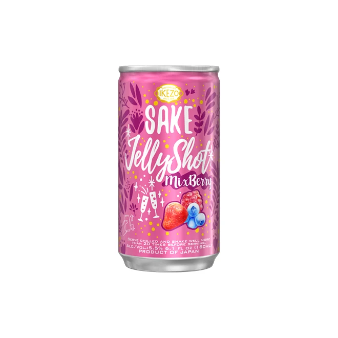 Sweet light bodied alcoholic beverages 180ml strawberry peach liqueur